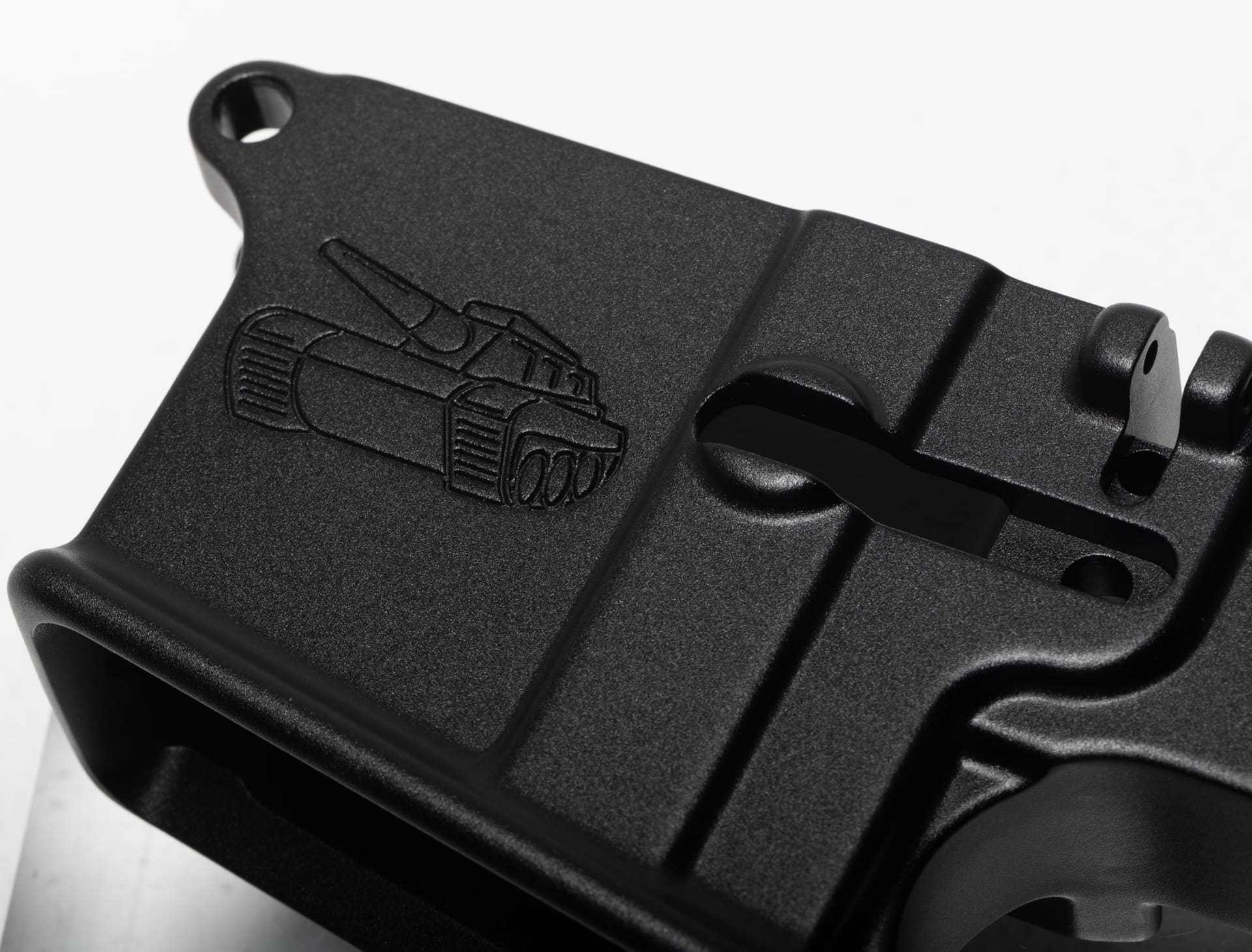 Sample Armory Superior Defense SUPDEF SD13 Lower Receiver-Tank Logo - Simple Man Armory